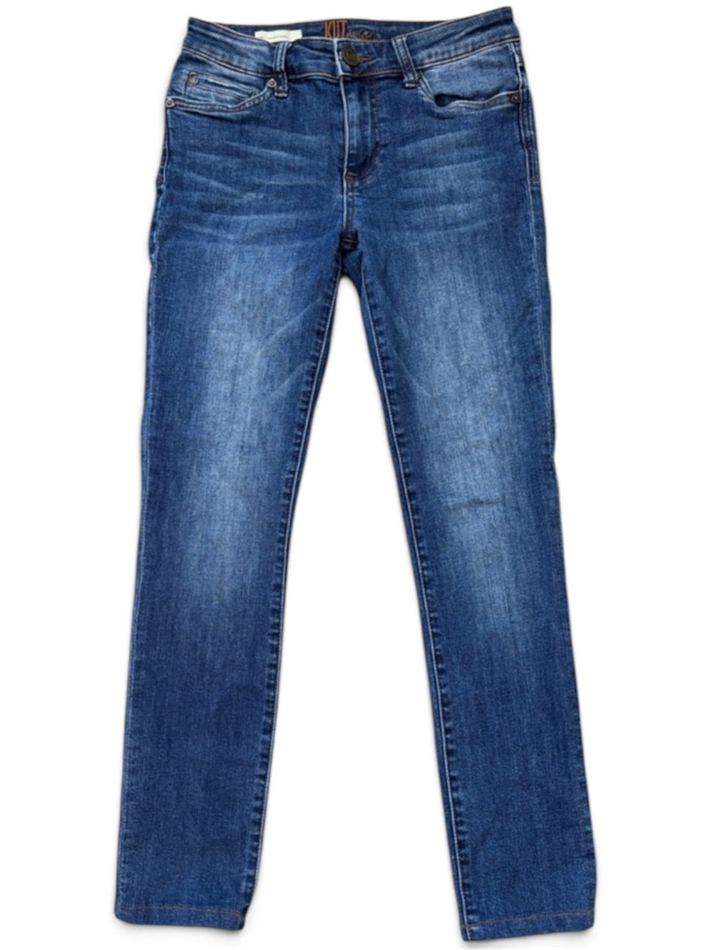 Kut From The Kloth Viv Toothpick Skinny Mid Rise Size 24 Medium Wash Jean